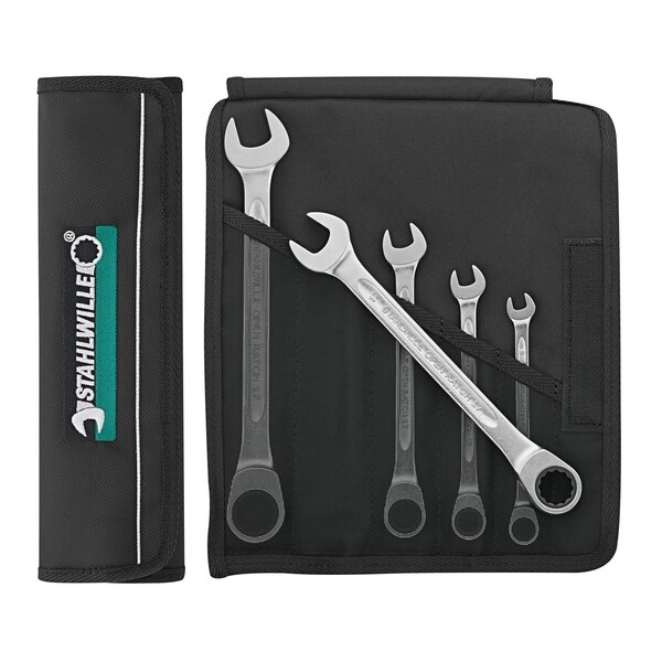 Set: Combination ratcheting Wrenchs OPEN-RATCH 5-pcs.